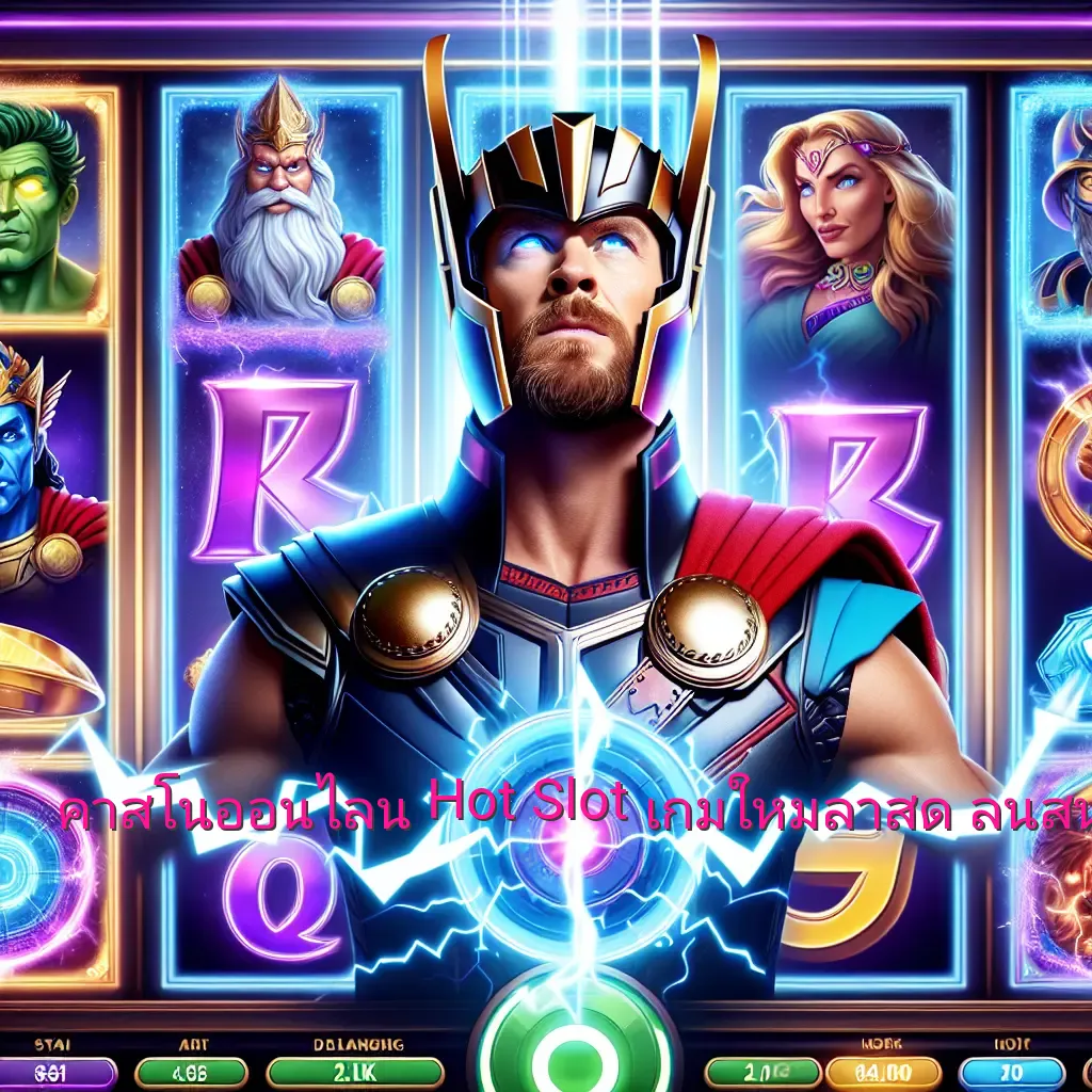 คาสิโนออนไลน์ Hot Slot: เกมใหม่ล่าสุด ลุ้นสนุกทุกวัน