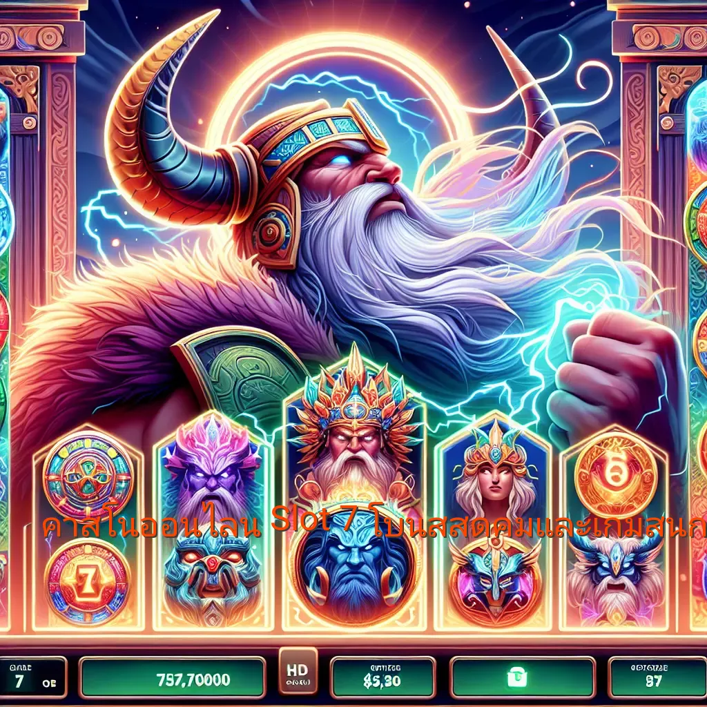 คาสิโนออนไลน์ Slot 7: โบนัสสุดคุ้มและเกมสนุกมากมาย